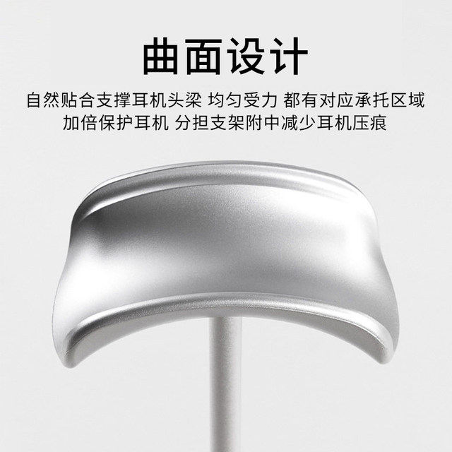 Yunliyou Headphone Stand Desktop Organizer Universal Stable Non-Slip Headphone Holder Universal Model with Wide Base Modular Support Storage Rack Organizer Desktop Storage Organizer