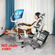 Multifunctional Laptop Stand Office Chair Home Computer Desk Adjustable Height Rotating Stand Integrated Chair Laptop Stand Desktop Bracket One-Key Lift Multifunctional Office Gaming