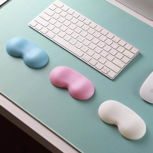 Wrist Pad Mouse Pad Office Gaming Thickened Silicone Wrist Support Pad Keyboard Hand Rest Computer Creative Hand Protection Pad