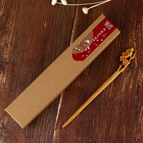 Peach Wood Hairpin Hairpin Hairpin Wood Ancient Wind Classical Wood Pellet Subhead Handmade Peach Blossom Female Brief About Wooden Disc Hair