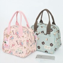 Lunch Box Bag Hand Waterproof Oil Proof Student Hand Lunchbox Bag Containing small cloth Waterproof Oxford Cloth