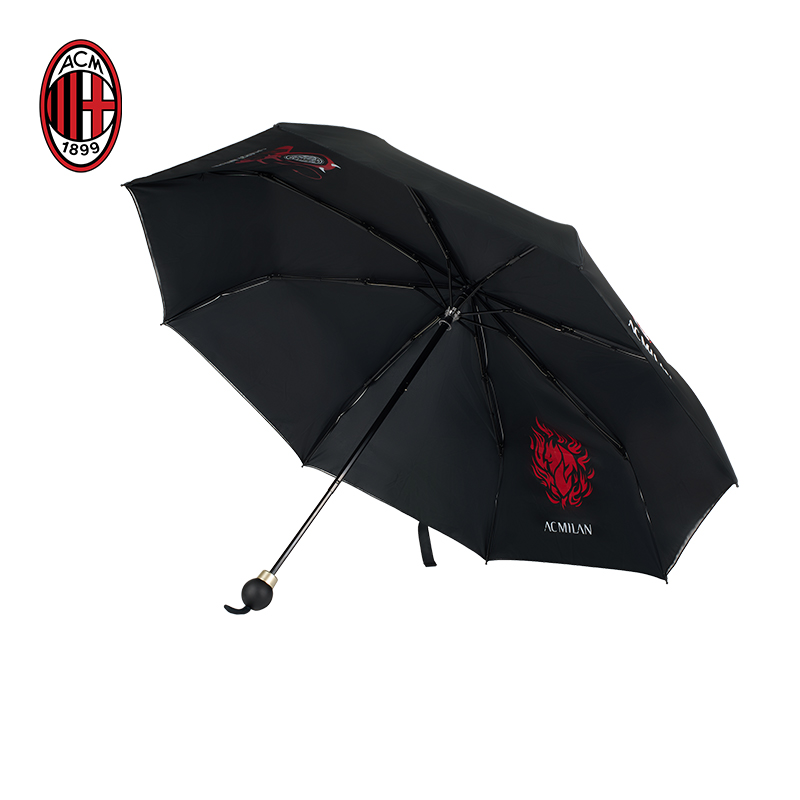 AC Milan Devil Series Demon Folding Umbrella 2022 Autumn and Winter New Model