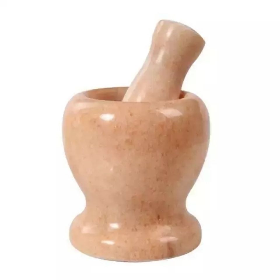 Natural marble stone pressed garlic machine stone mortar home garlic mashed garlic garlic hibiscus crushed garlic mortar with mashed garlic mortar