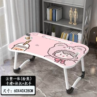 [Розовый плюшевый медведь]+слот для карты+поддержка чашки+ручка