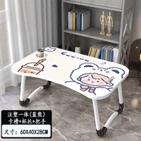 [Синий плюшевый медведь]+слот для карты+поддержка чашки+ручка