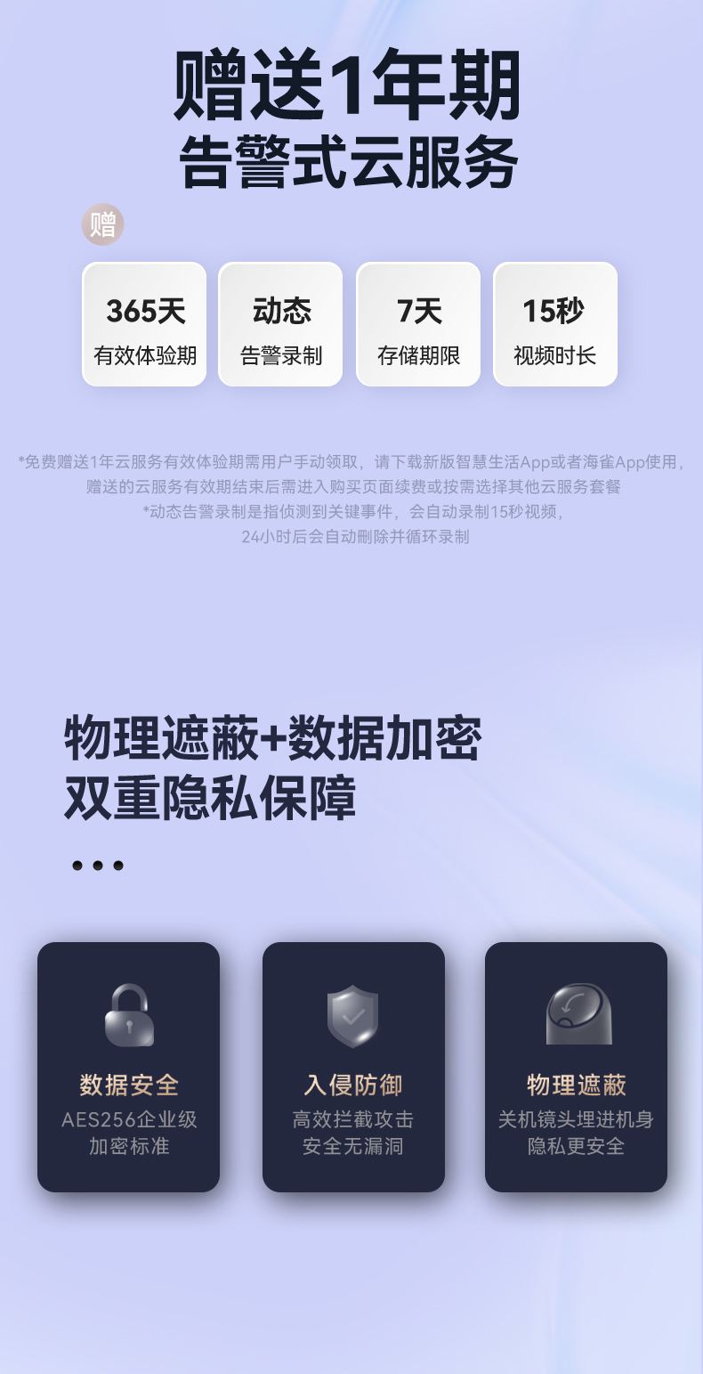 华为智选 HQ5C 海雀AI全景摄像头 图13