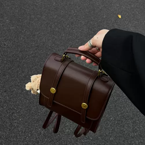 Студенческая юбка в складку, рюкзак, вместительная и большая универсальная сумка через плечо, японские и корейские