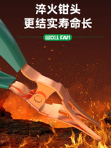 Clamp pliers pipe type auto repair straight bend pliers can clamp belt wire hose clamp water pipe oil pipe type car throat clamp clamp