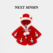 British NEXT baby winter coat cotton style thickened warm cloak cartoon baby girl fur sweater jacket