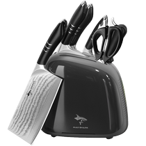 (Self-operated) Kuangsha imported Damascus steel full set of knife sets kitchen set combination kitchen knife holder food supplement cutting board