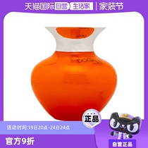 (Self-operated) Dogale Venezia Italian handmade orange vase European style luxury small flower vase