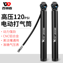 West rider bicycle electric pump handheld wireless electric car home car portable high-pressure air pump