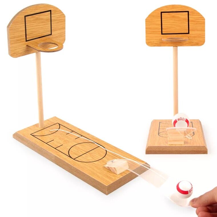 Wooden Tabletop Basketball Game Ejection Adults Decompression Toys Creativity Parenting Puzzle Boys Children Birthday Gifts