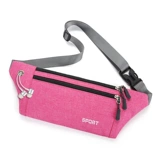 Модная поясная сумка подходит для мужчин и женщин для отдыха, универсальная барсетка, ткань, сумка через плечо, для бега, премиум класс