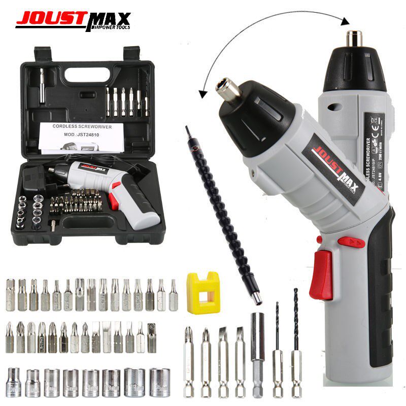Germany imported 4 2V electric batch screwdriver multi-functional rechargeable hand electric drill forward and reverse with battery electric knife