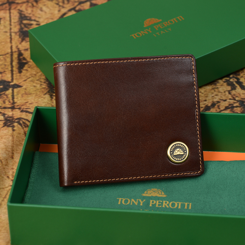 Tony Perotti Italian Perotti Leather Men's Wallet Short Genuine Leather Card Holder Wallet Driver's License Holder Tony Perotti Italian Perotti Leather Men's Wallet Short Genuine Leather Card Holder Wallet Driver's License Holder