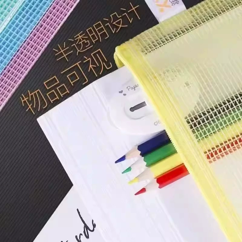 Waterproof storage system for documents with zipper, increased thickness, student work