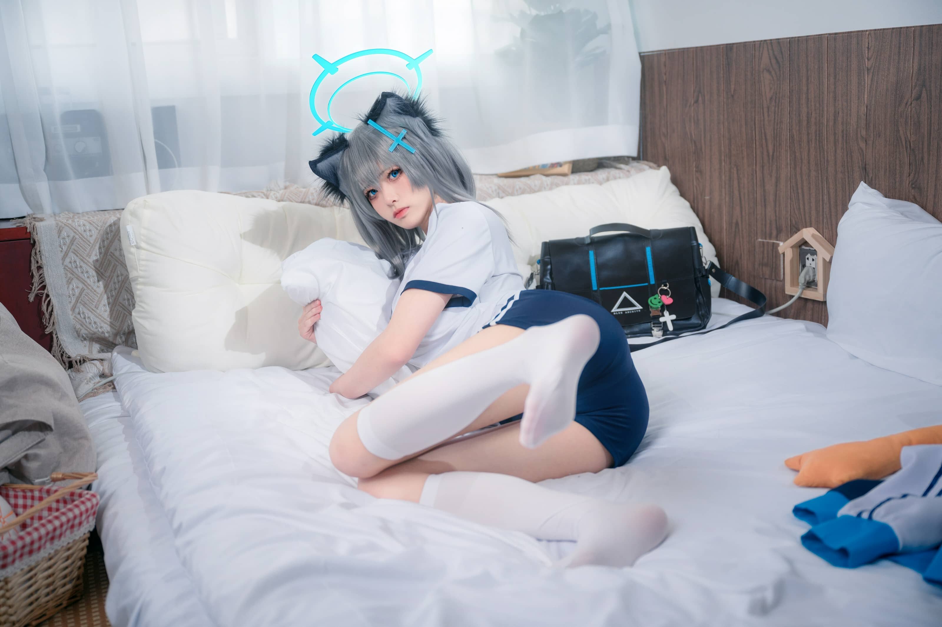 九柒喵 体操服白子