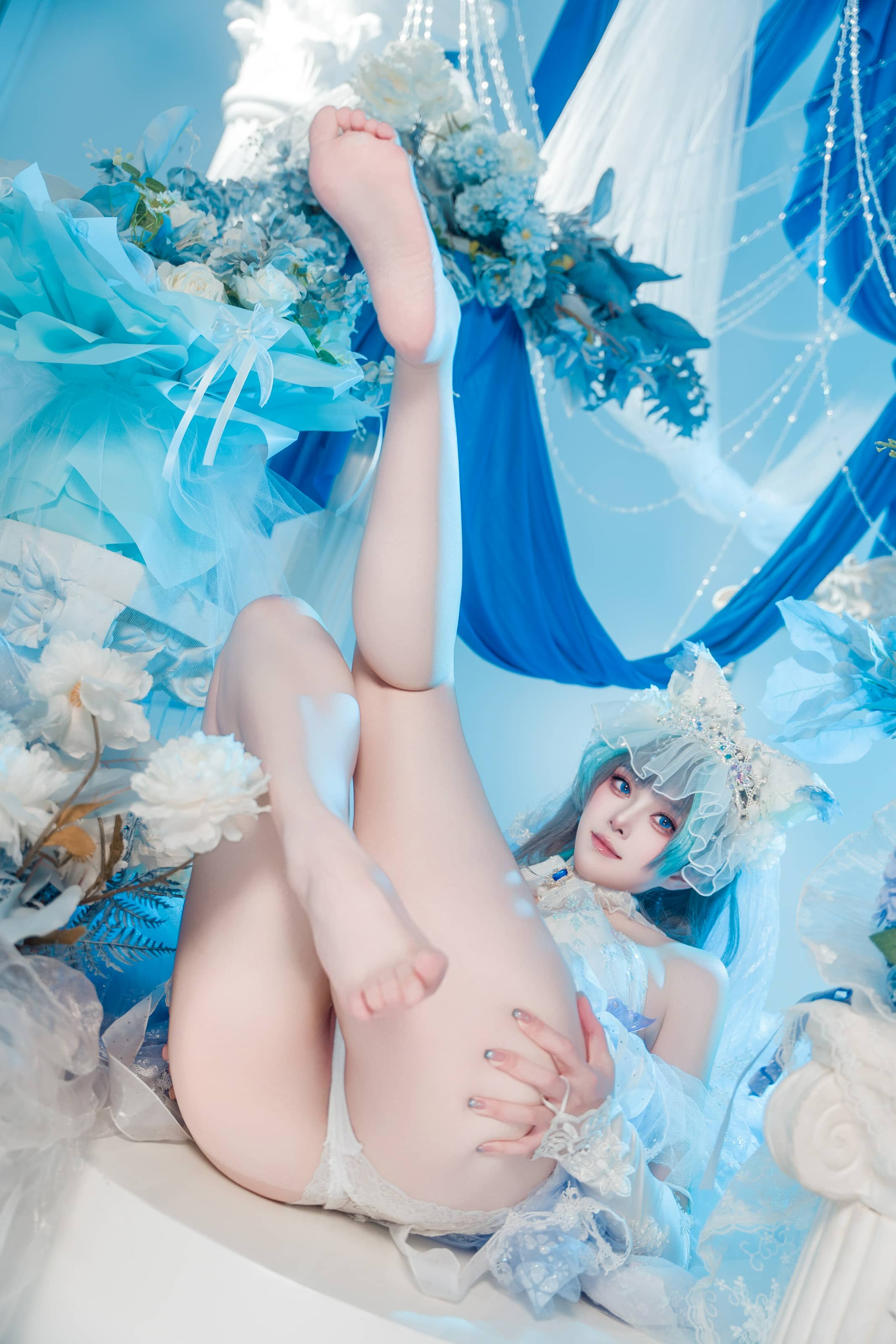 Natsuko_夏夏子 碧蓝航线 柴郡婚纱