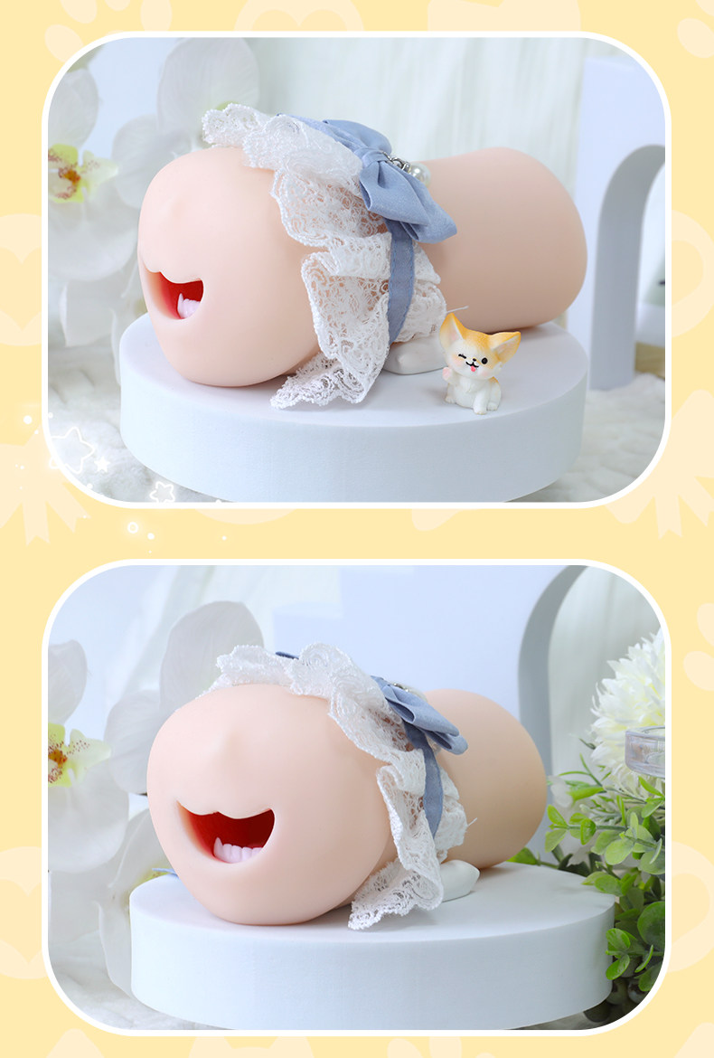 YUU元气猫娘口交飞机杯震动版男用口爱电动自慰圣杯