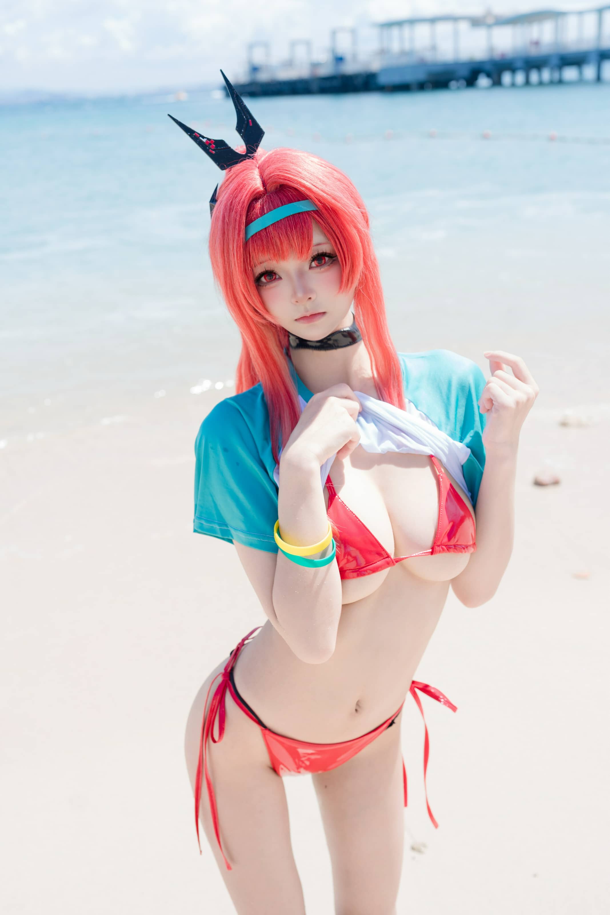 九柒喵 Nikke胜利女神 拉毗泳装