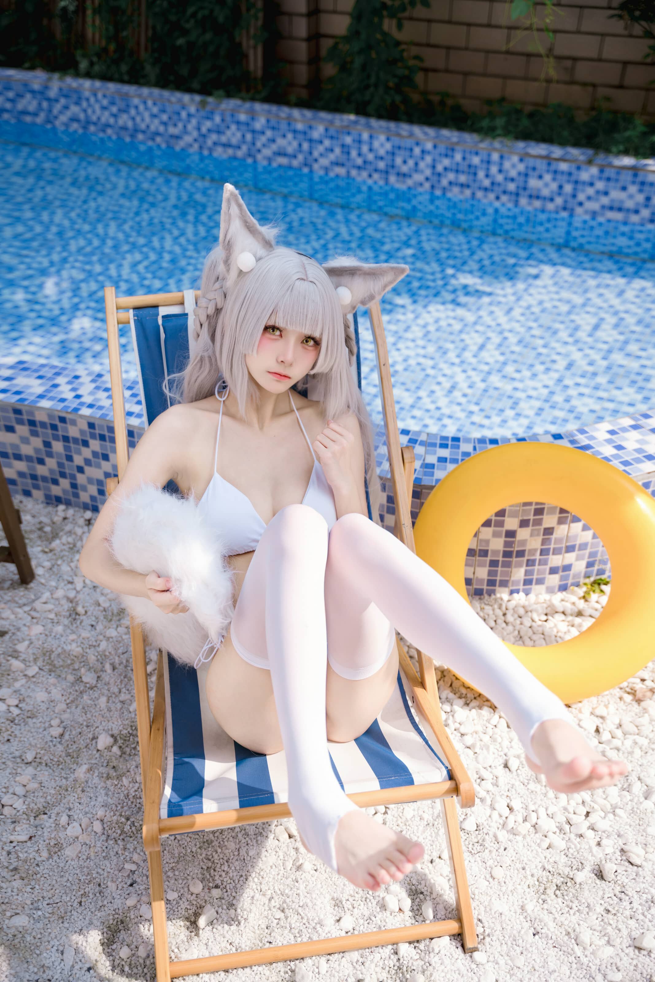 九柒喵 碧蓝航线 朝凪泳装