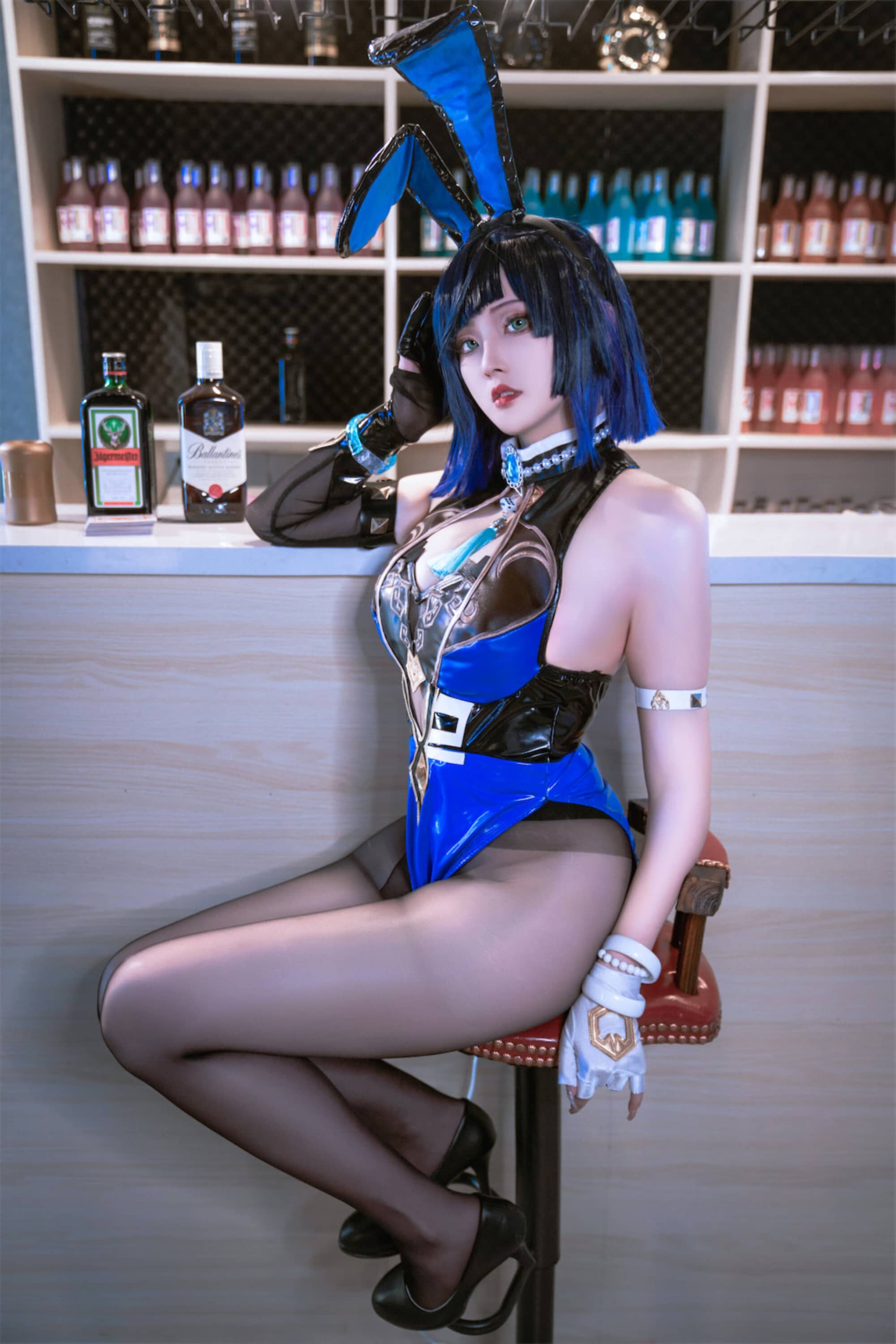 Natsuko_夏夏子 原神 夜兰兔女郎