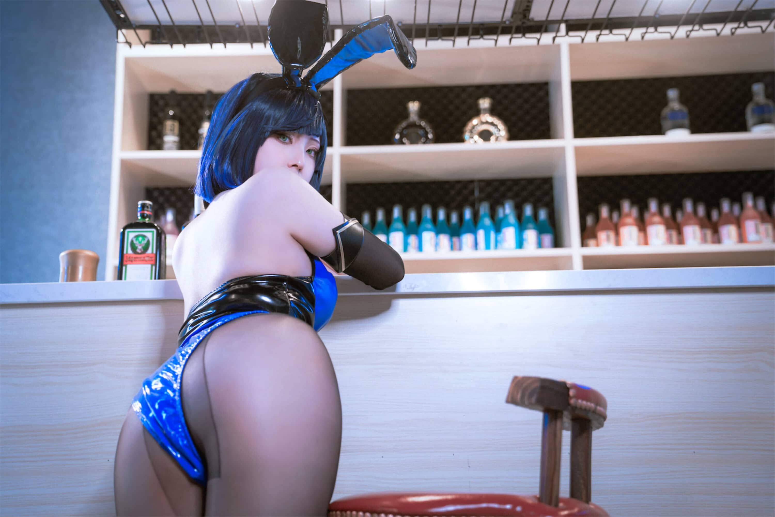 Natsuko_夏夏子 原神 夜兰兔女郎