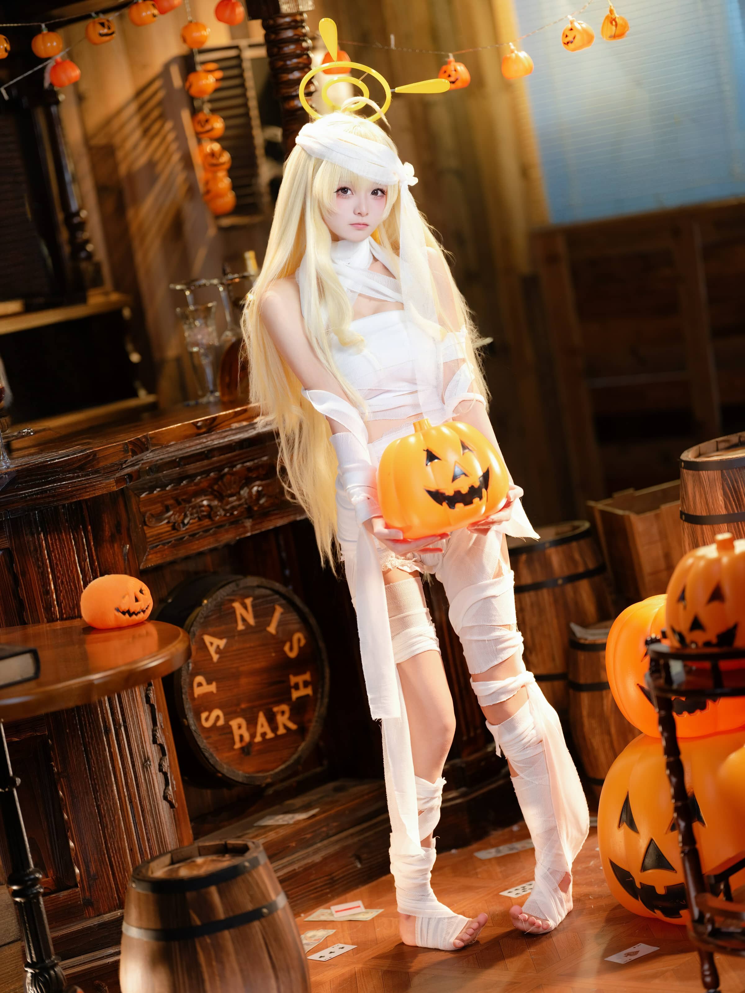 九柒喵 蔚蓝档案 好美+妃咲万圣节