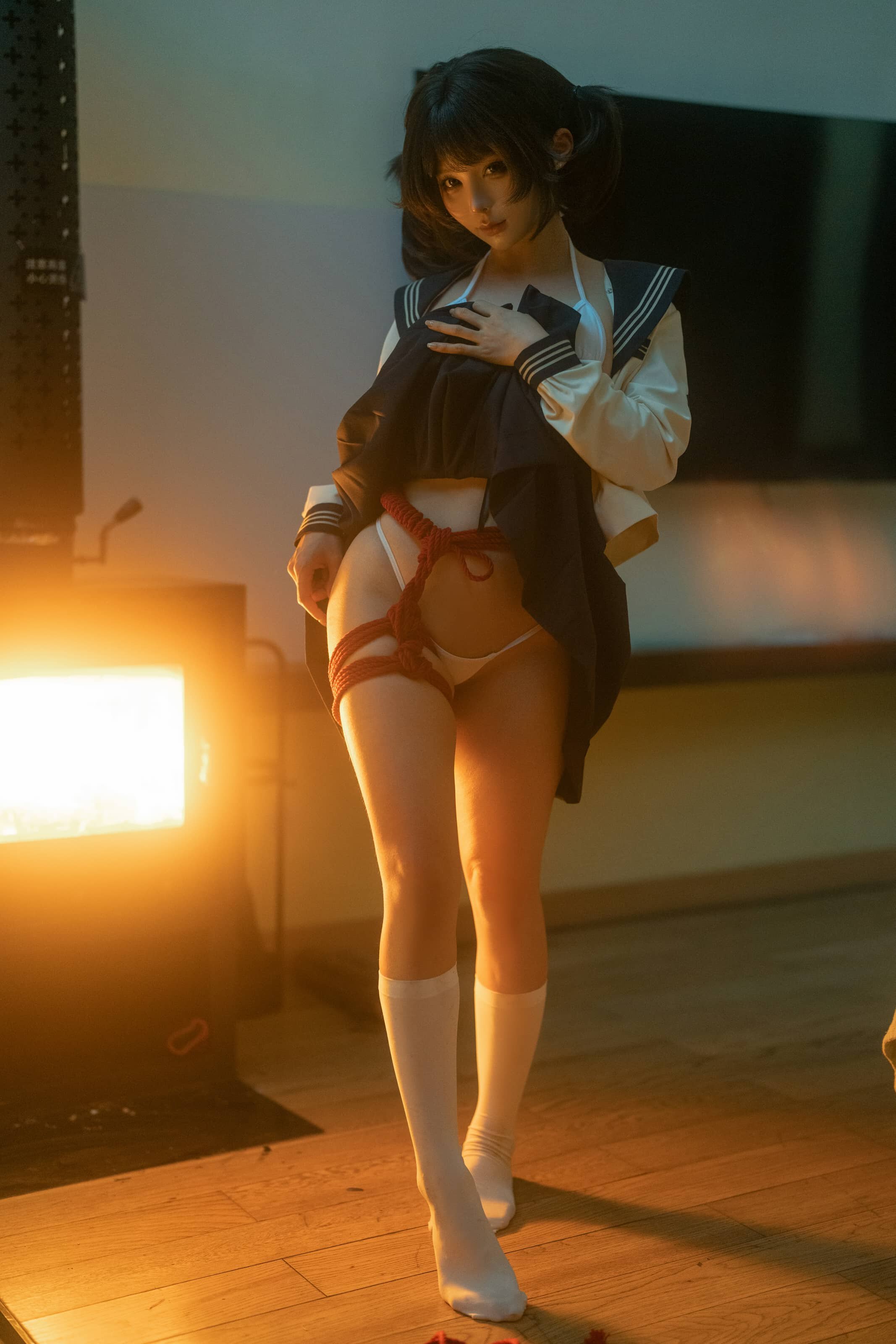 蠢沫沫 红绳