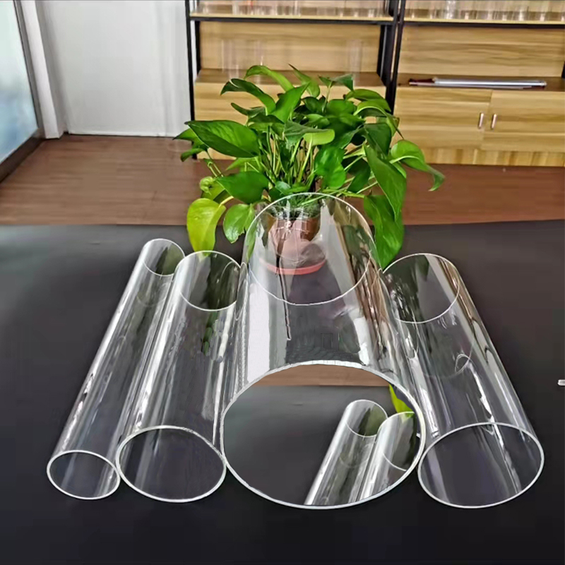 High transparent acrylic tube cylindrical hollow organic glass plastic water vacuum barrel cylinder PMMA Colour customisation-Taobao