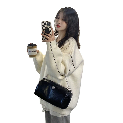 Осенний тонкий свитер, трикотажный кардиган, 2024 года, изысканный стиль