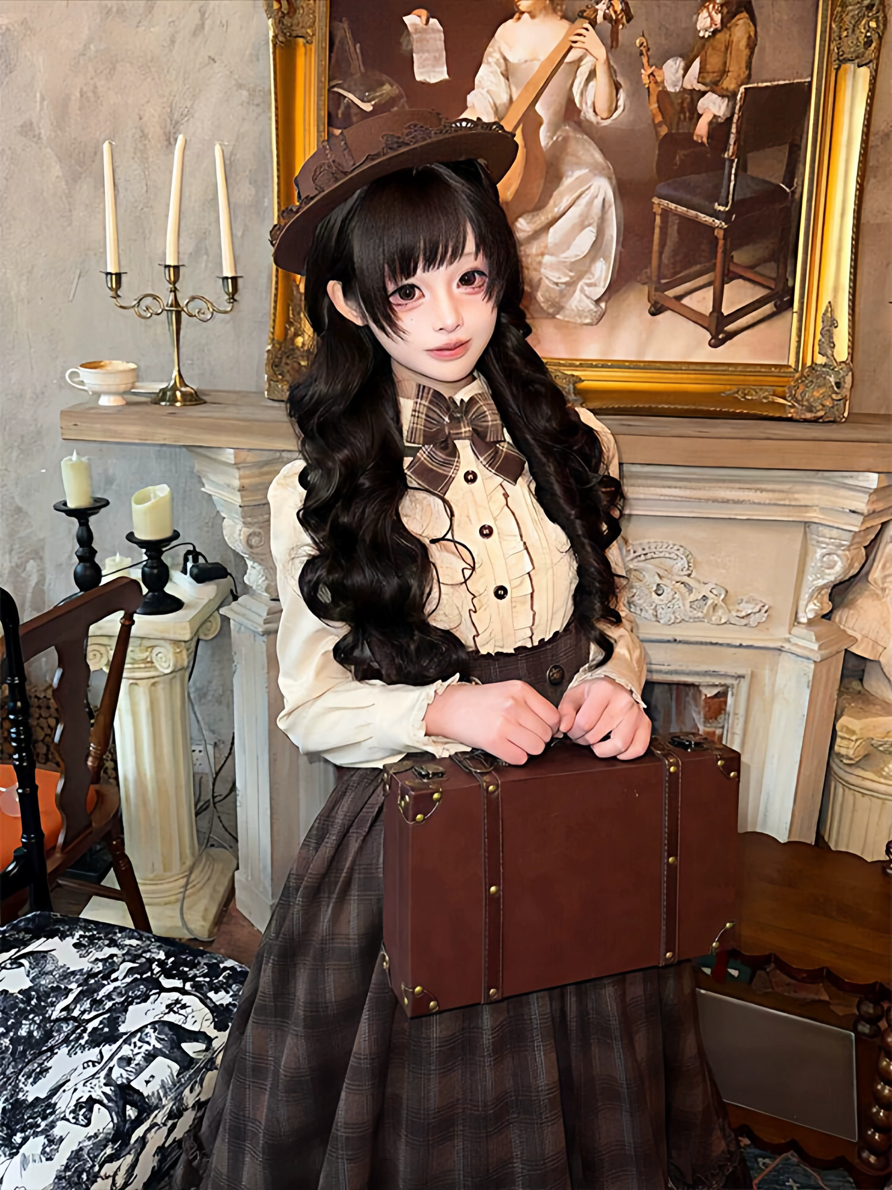 Весна бюстгальтер, рубашка, комплект, тренд сезона, стильLolita