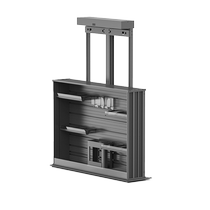 Eboni kitchen voice-controlled smart touch high-end series all-aluminum gold tool top cabinet lift wall cabinet pull basket