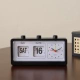 Цифровые раскладные часы-календарь, настольные украшения, электронные часы в стиле ins, маятниковый умный будильник для студентов