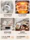 Supor double-gallon ຫມໍ້ຫຸງເຂົ້າຄົວເຮືອນ non-0 coating multi-functional 304 stainless steel inner pot double micro-pressure 1-2 ຄົນ 3