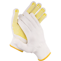 Gorm anti-slip labor protection gloves 008 work thickened wear-resistant and non-rotten construction site nylon protective gloves for men wholesale