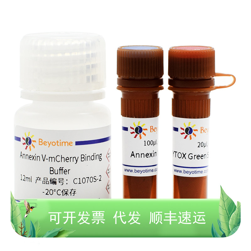 Annexin V-mCherry/SYTOX Green细胞凋亡检测试剂盒