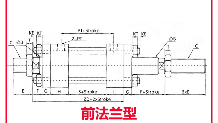 Xi lanh thủy lực hạng nặng xi lanh / đường kính lỗ khoan HOB40 / 50/63 đột quỵ 50/100/150 xi lanh khuôn trạm thủy lực xilanh thủy lực 180 xi lanh thủy lực 10 tấn