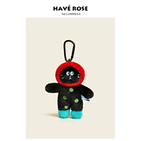 Кошка носить ботинки-черные (плюш)