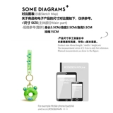 Оригинальный дизайнерский пончик, изысканный брелок, подвеска, украшение на сумку для влюбленных, лягушка, подарок на день рождения