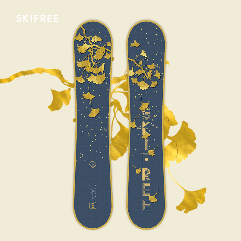 skifree new veneer ski-board gingko male and female adult ski gear full territory-Taobao
