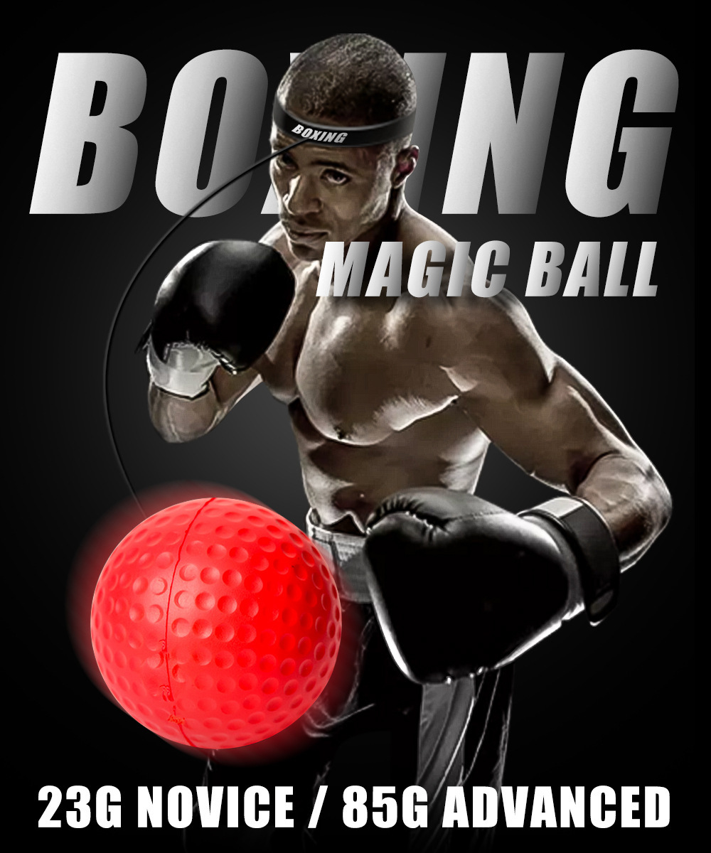 Head-mounted boxing speed ball adult dodge Sanda children vent trainer decompression magic fitness reaction ball