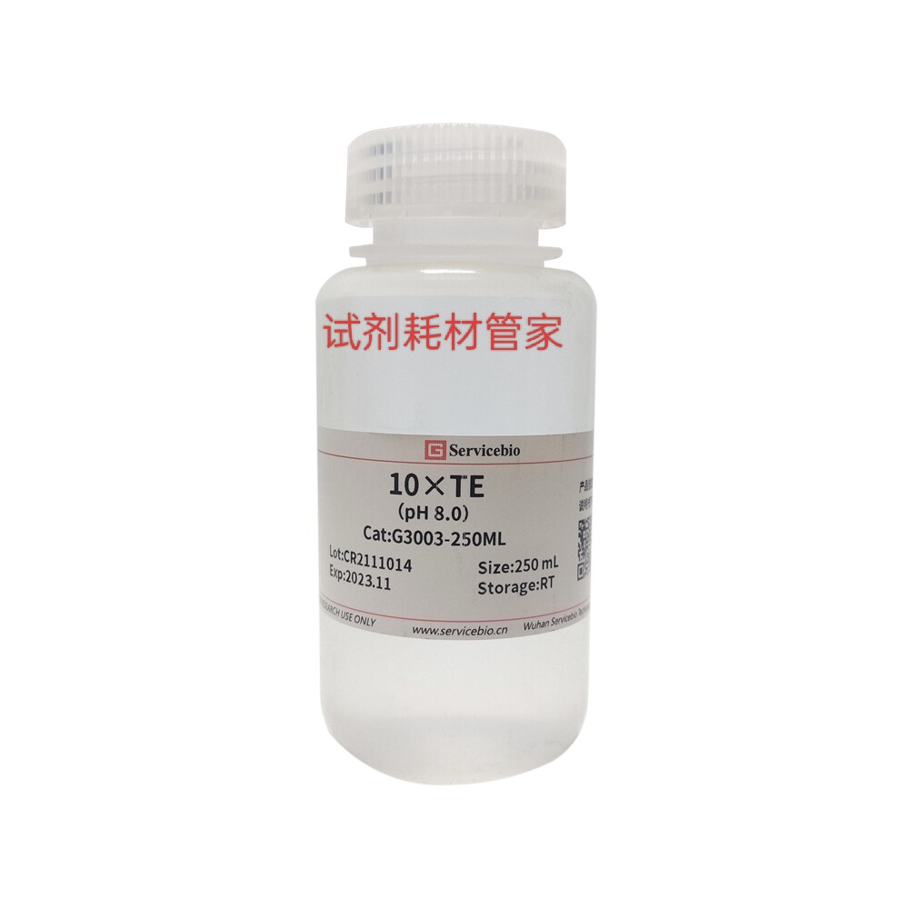 10&times;TE（pH 8.0）TE中含有EDTA可减少DNA被可能残留DNase降解风险