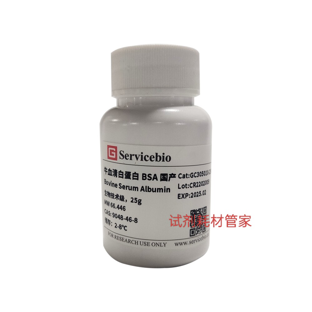 牛血清白蛋白BSA国产 成分单一的国产生化级别牛血清白蛋白 现货