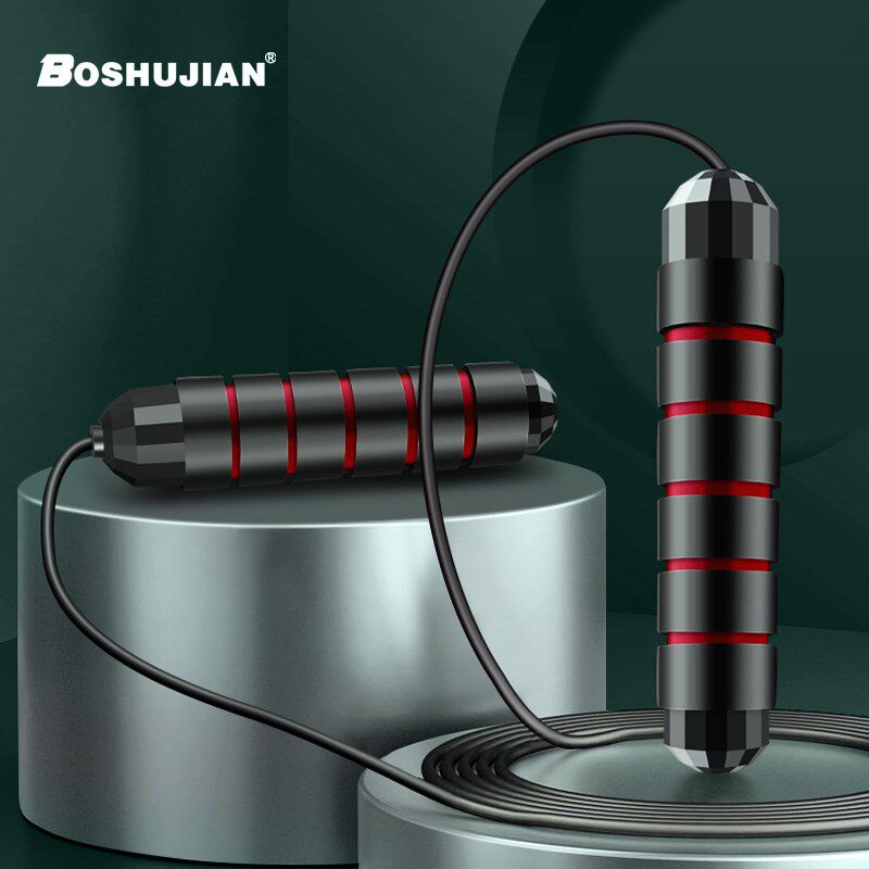 Bo Sho Fitness Specialized Adult Student Sports Specialized Steel Wire Jumping Rope