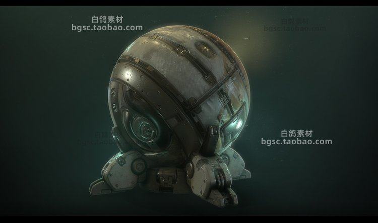 图片[5]-zbrush科幻硬表面alpha阿尔法贴图纹理Substance Painter设计素材-cg男孩