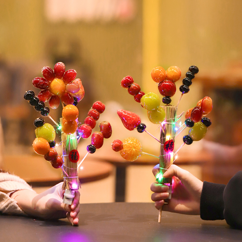 商用冰糖葫芦稻草把老式草靶子架子，复古摆摊神器？