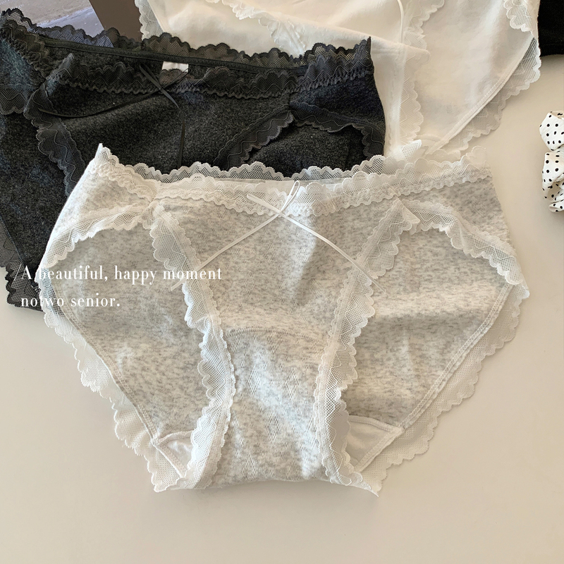 Sexy Pure Desire Underwear for Girls, Pure Cotton 2026 New Style, Seamless, High-Looking Lace Trim, Non-Restrictive Leg, Women's Briefs Sexy Pure Desire Underwear for Girls, Pure Cotton 2026 New Style, Seamless, High-Looking Lace Trim, Non-Restrictive Leg, Women's Briefs