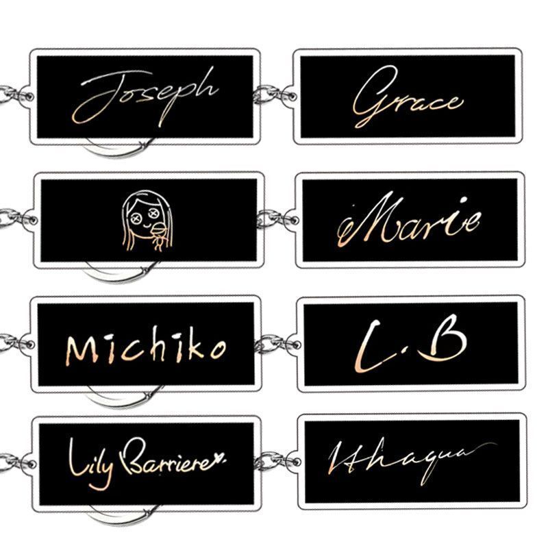 Identity V Official Character Signature Keychain Game Merchandise Double-Sided Acrylic Creative Pendant Personalized Accessory Identity V Official Character Signature Keychain Game Merchandise Double-Sided Acrylic Creative Pendant Personalized Accessory